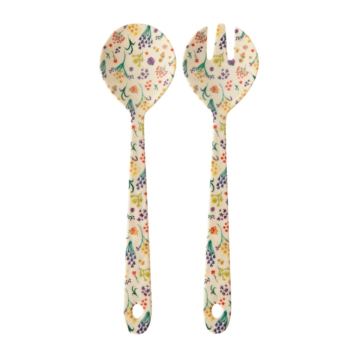 Rice salad servers melamine 2 pieces - Wild flowers - RICE