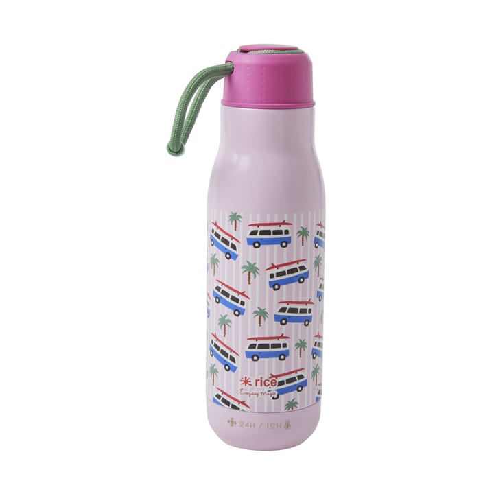 Rice thermos bottle 50 cl - Pink cars - RICE