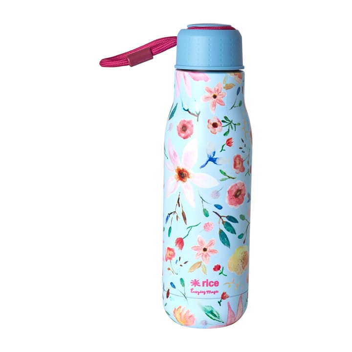 Rice thermos bottle 50 cl - Selma flower-blue - RICE