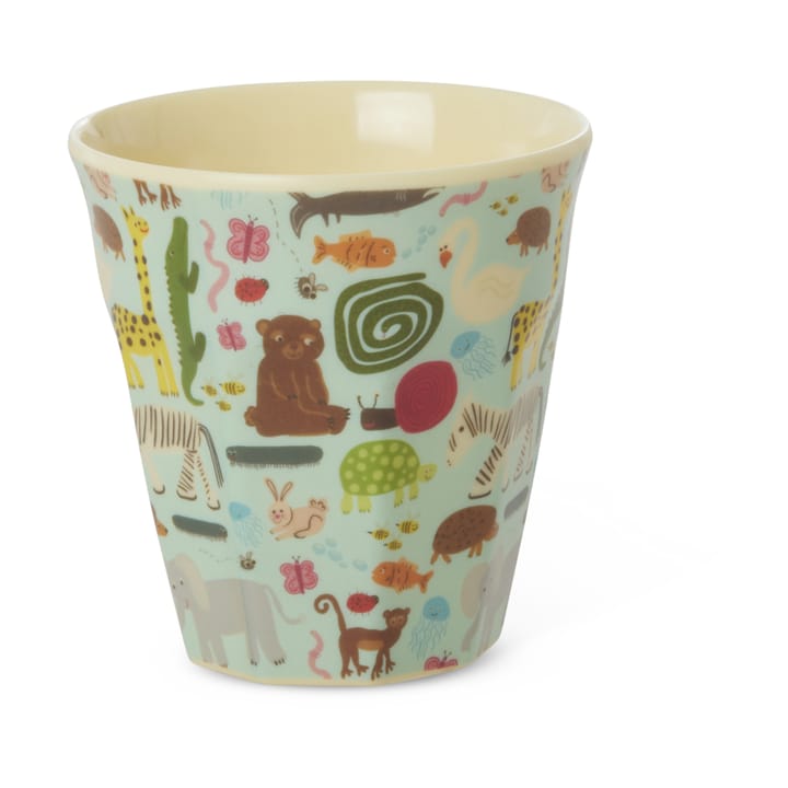 Rice wildlife children's mug small 16 cl - Mint - RICE