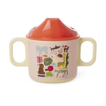 Rice wildlife children's mug with two handles 25 cl - Pink - RICE