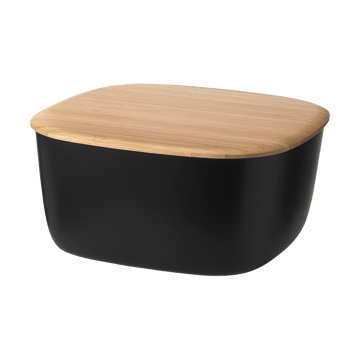 BOX-IT bread box 23x23 cm - Black - RIG-TIG