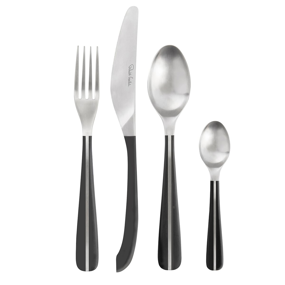 Robert Welch Contour cutlery 24 pieces black