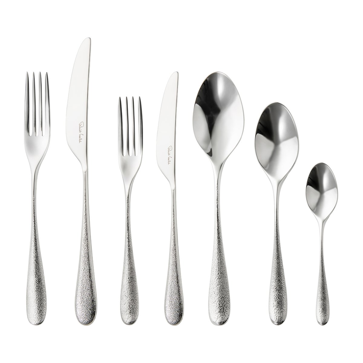 Robert Welch Sandstone cutlery set polished 42 pieces