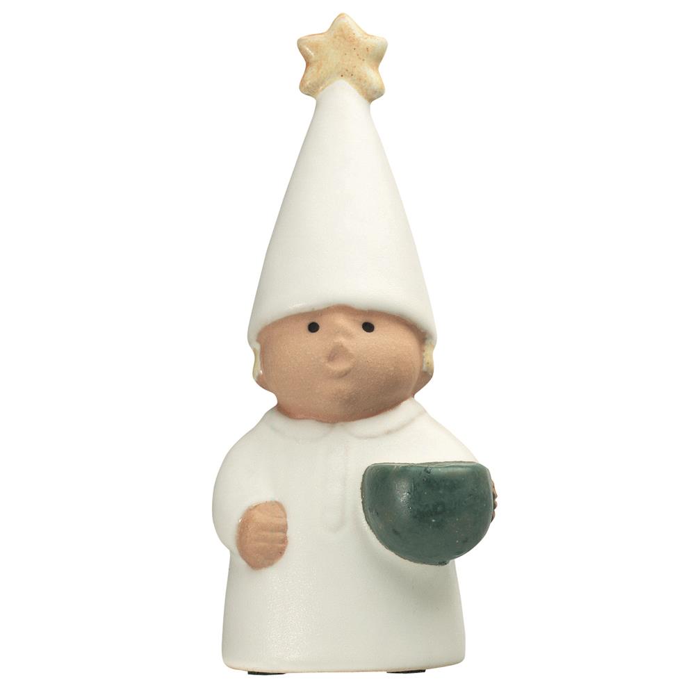 Rörstrand Lucia star boy figurine white