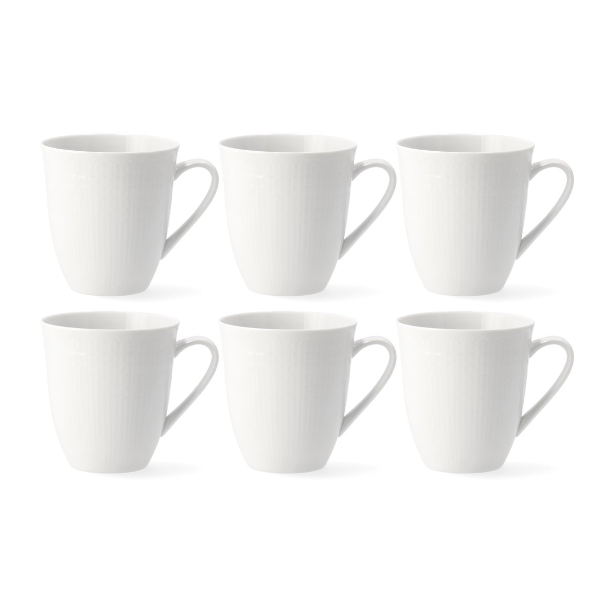 Rörstrand Swedish Grace mug 50 cl, 6-pack snow (white) snow (white)