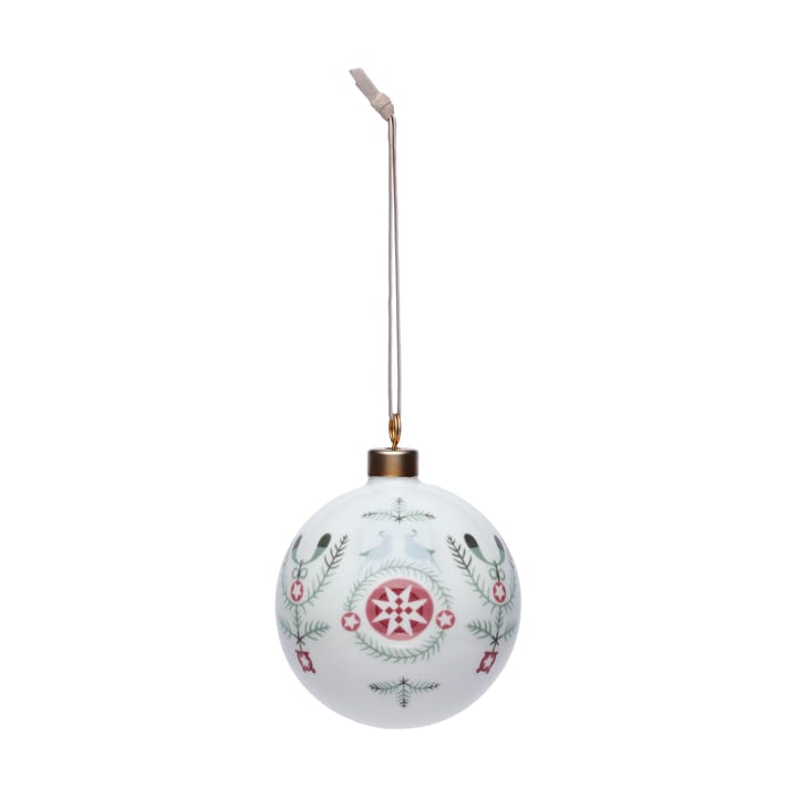 Swedish Grace Winter bauble Ø8 cm - White - Rörstrand