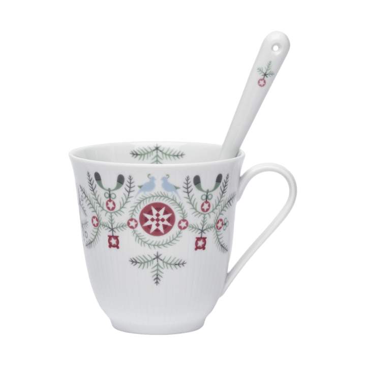 Swedish Grace Winter spoon 15 cm 2-pack, White Rörstrand