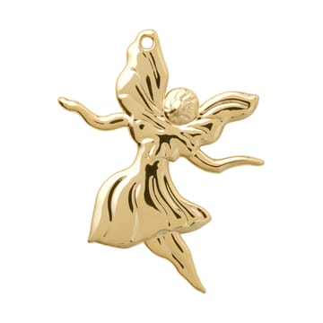 Dancing angel Christmas ornament 7 cm - Gilded - Rosendahl