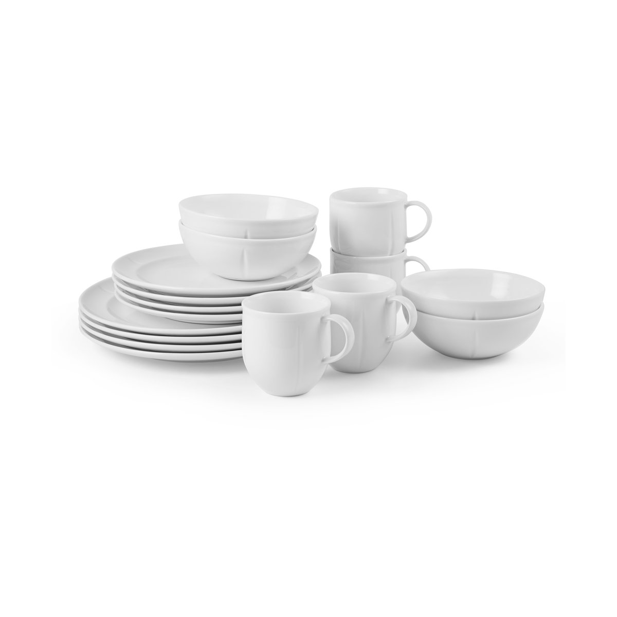 Rosendahl Grand Cru Soft dinnerware set white 16-piece White