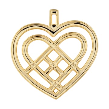 Weaved Heart Christmas ornament 6.5 cm - Gilded - Rosendahl