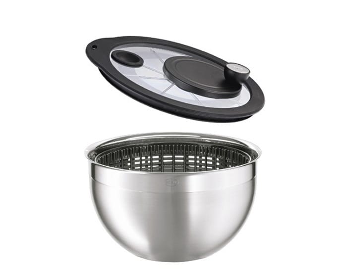 Salad Spinner 24 cm - Steel-black - Rösle