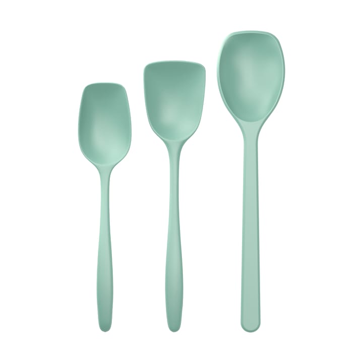 Classic cooking spoon set 3 pieces - Nordic green - Rosti