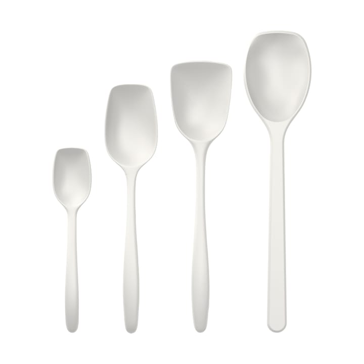 Classic cooking spoon set 4 pieces - White - Rosti