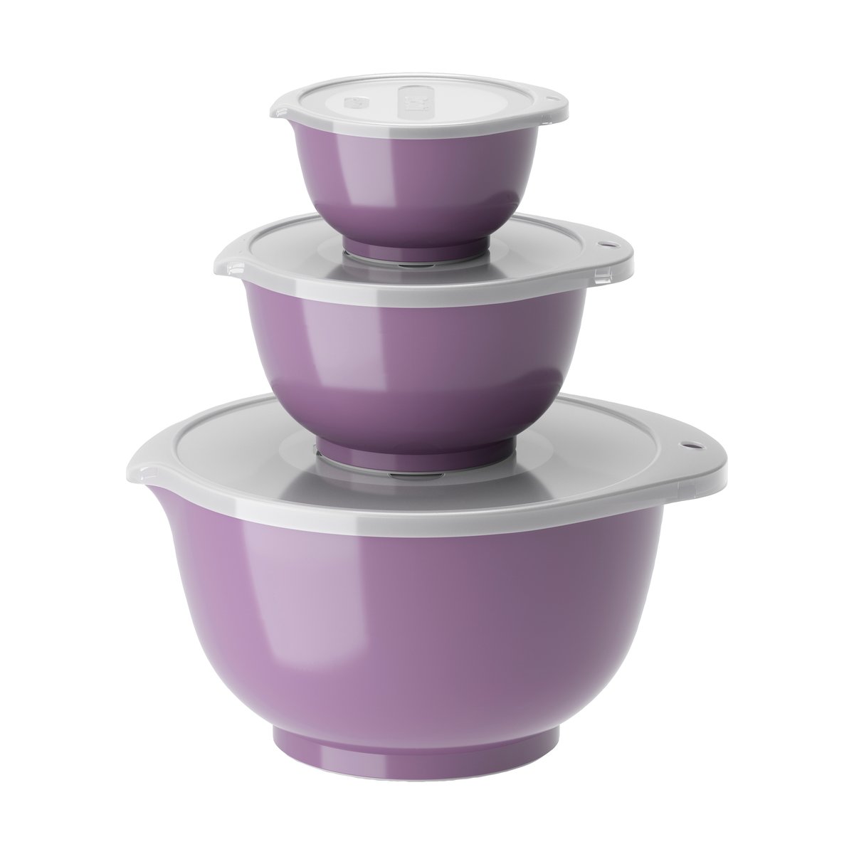 Rosti Margrethe bowl set 3-pack Lavender | Scandinavian Design | Mixing bowls | Purple