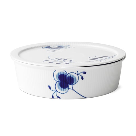 Royal Copenhagen Blue Fluted Mega bowl with lid 145 cl