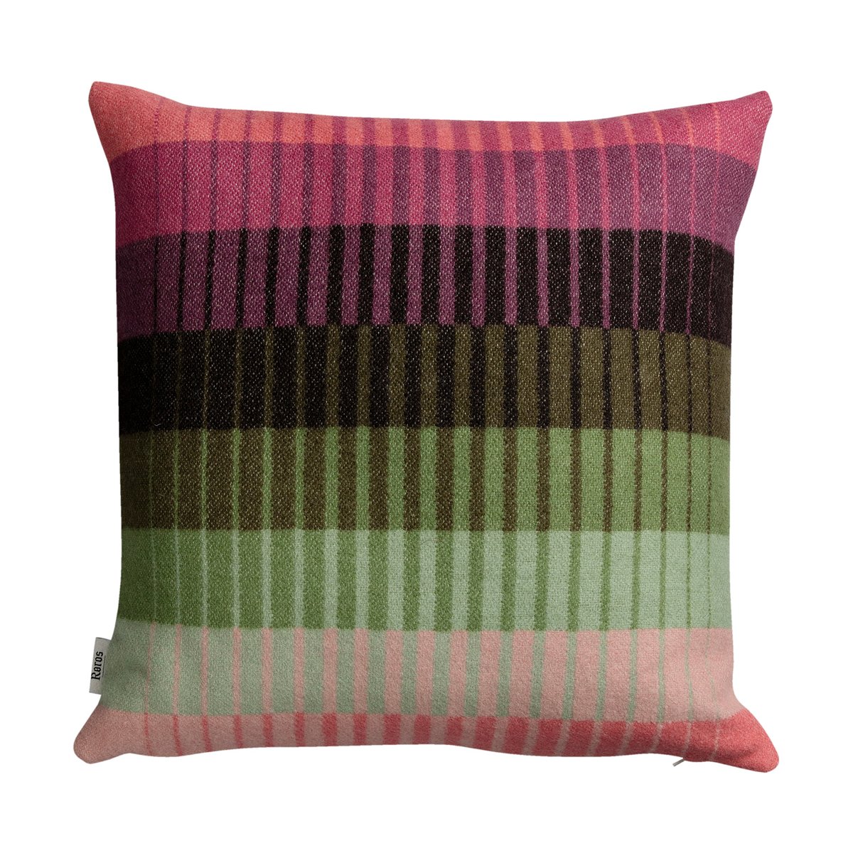 Røros Tweed Åsmund gradient cushion 50x50 cm Pink-green