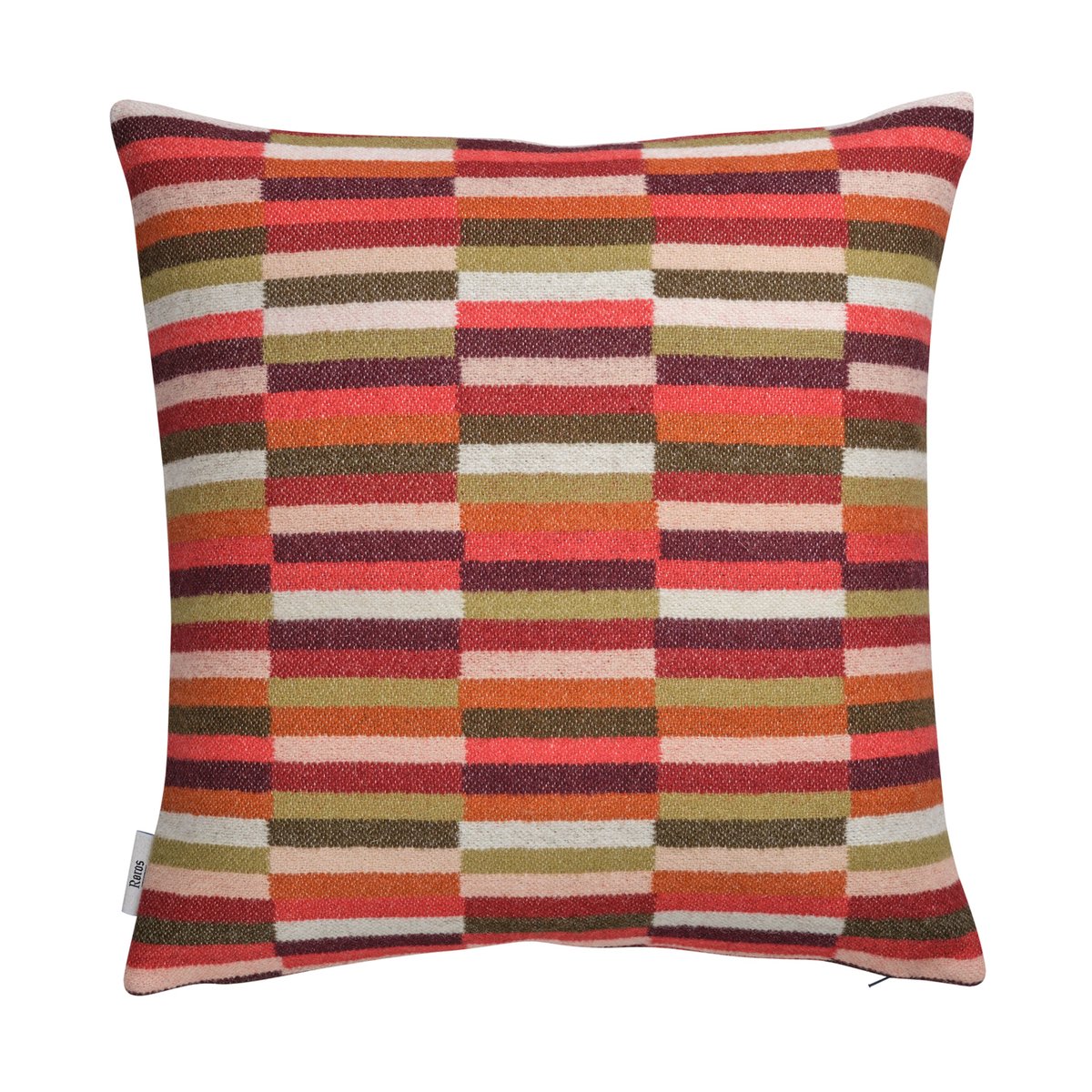 Røros Tweed Ida cushion 50x50 cm Red shades