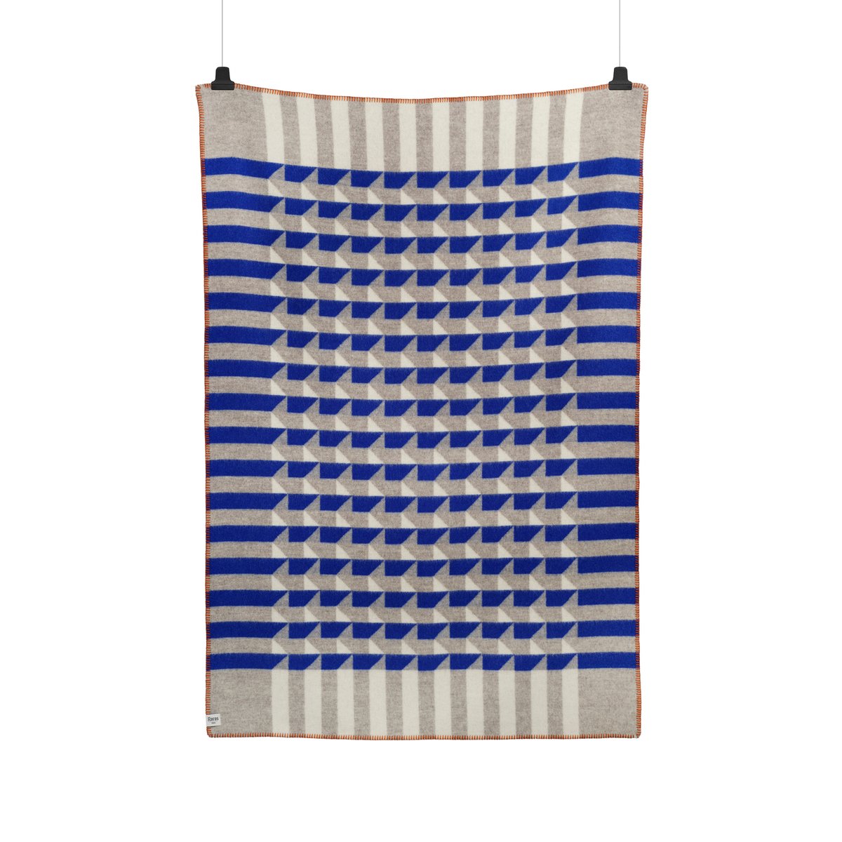 Røros Tweed Kvam blanket 135x200 cm Blue