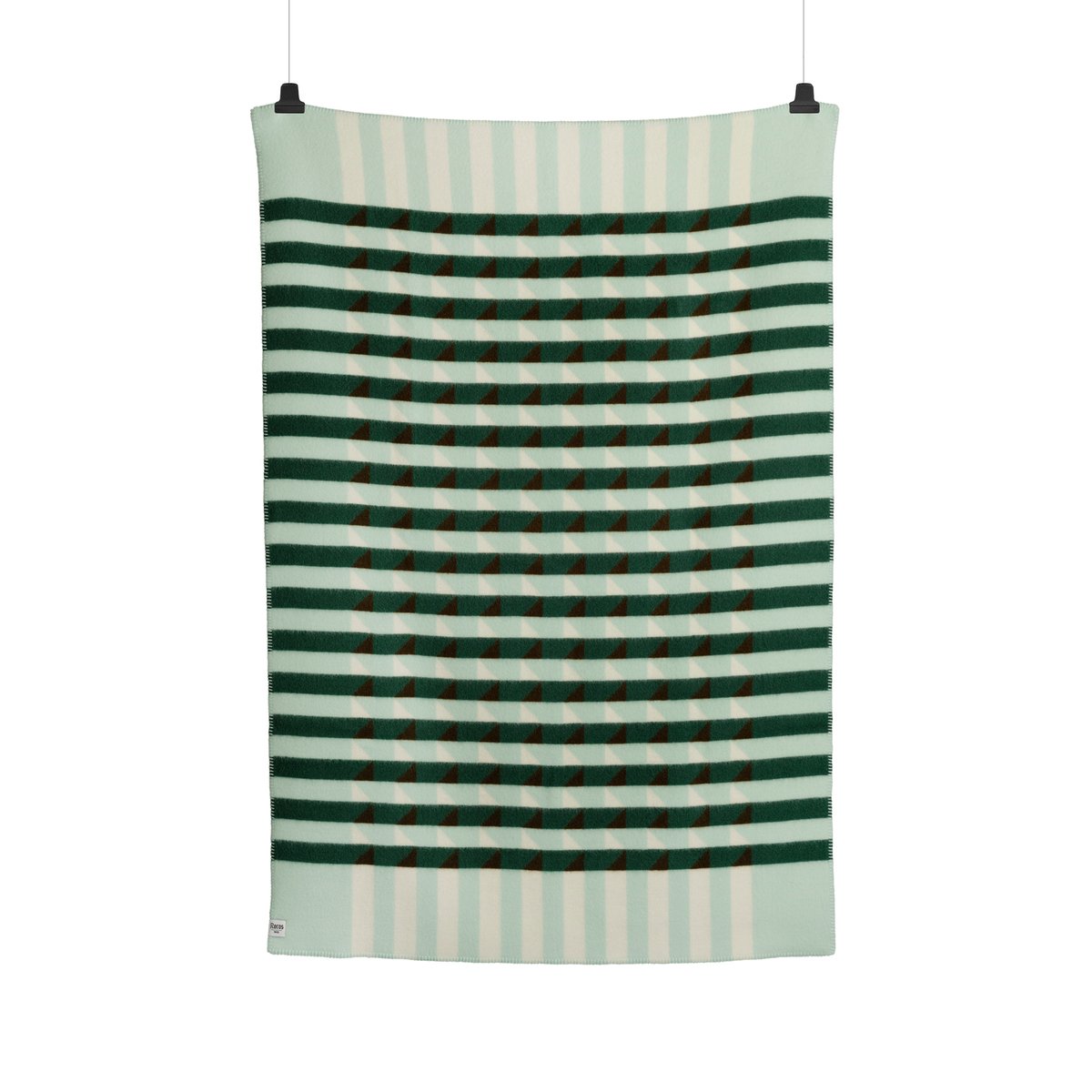 Røros Tweed Kvam blanket 135x200 cm Green