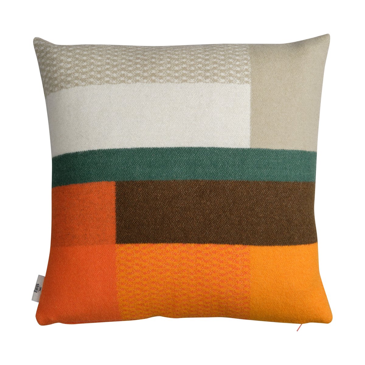 Røros Tweed Mikkel cushion 50x50 cm Orange