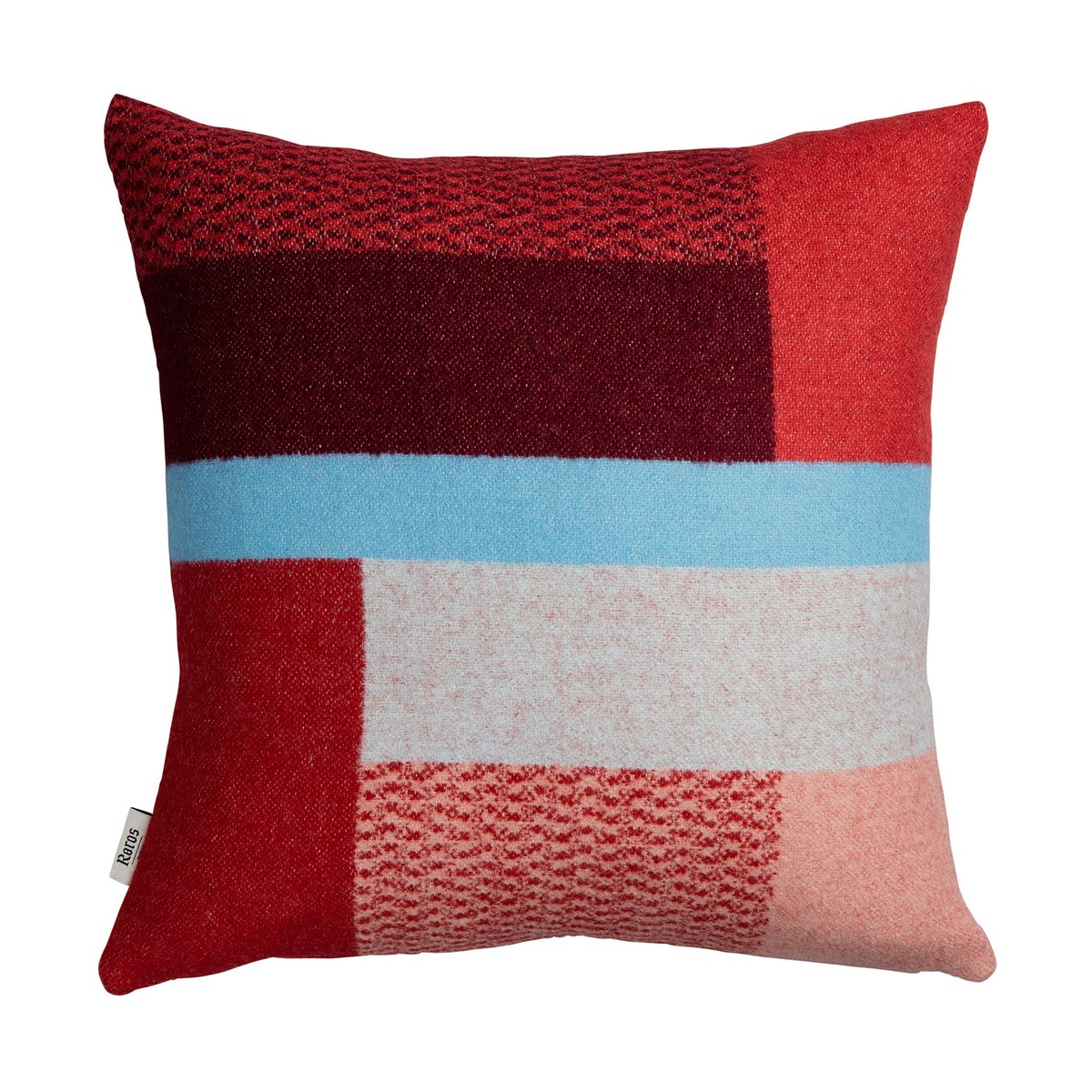 Røros Tweed Mikkel cushion 50x50 cm Red