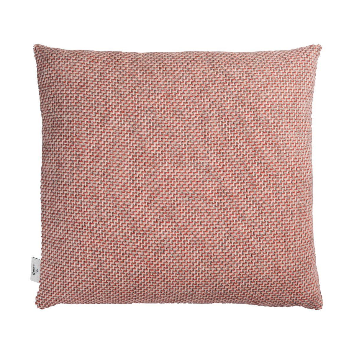 Røros Tweed Una cushion 50x50 cm Light red