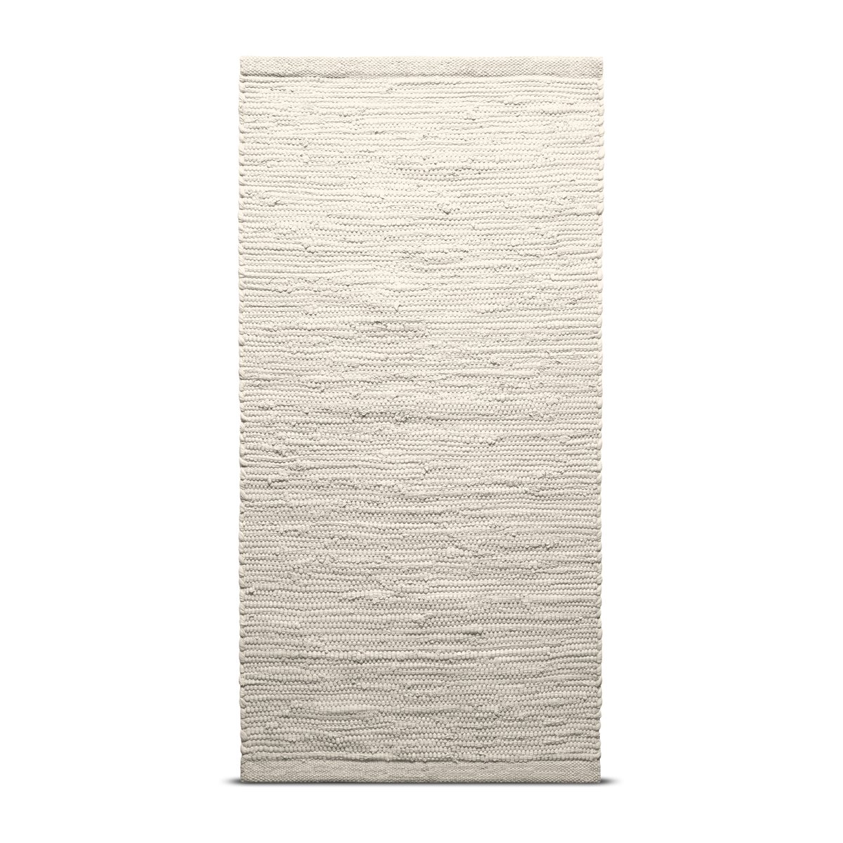 Rug Solid Cotton rug 140x200 cm desert white (white)