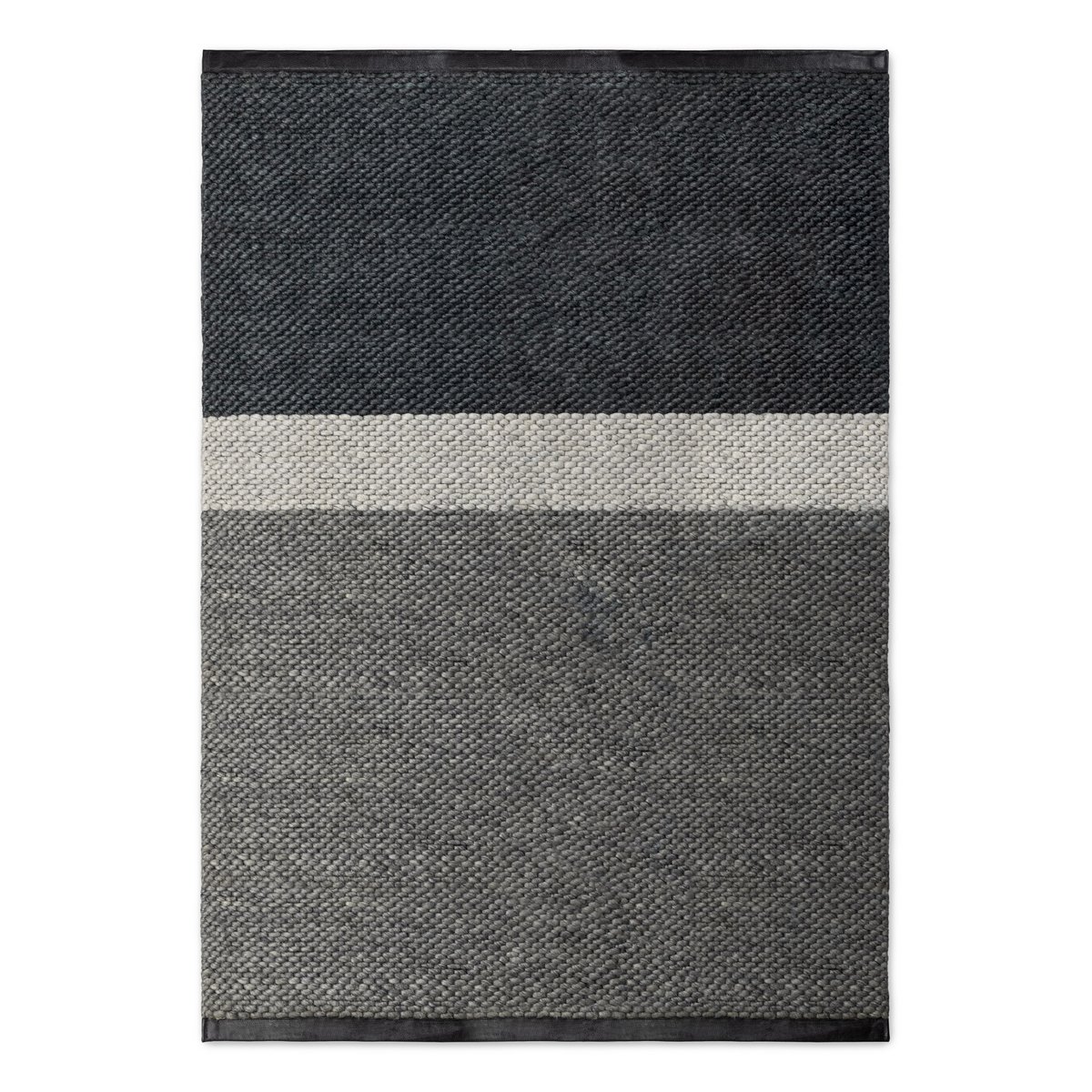 Rug Solid Landscape wool rug  140x200 cm gravel