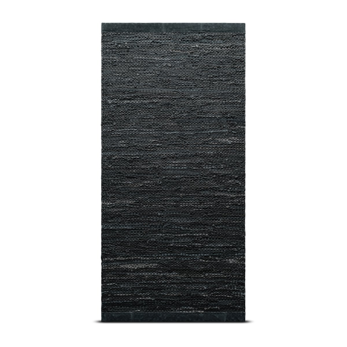 Rug Solid Leather rug  140x200 cm dark grey (dark grey)