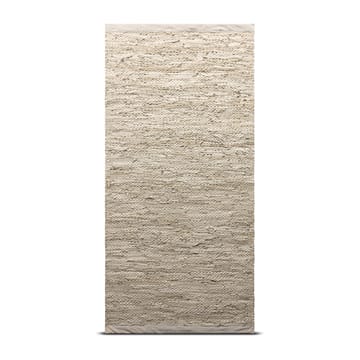 Leather rug 200x300 cm - Beige - Rug Solid