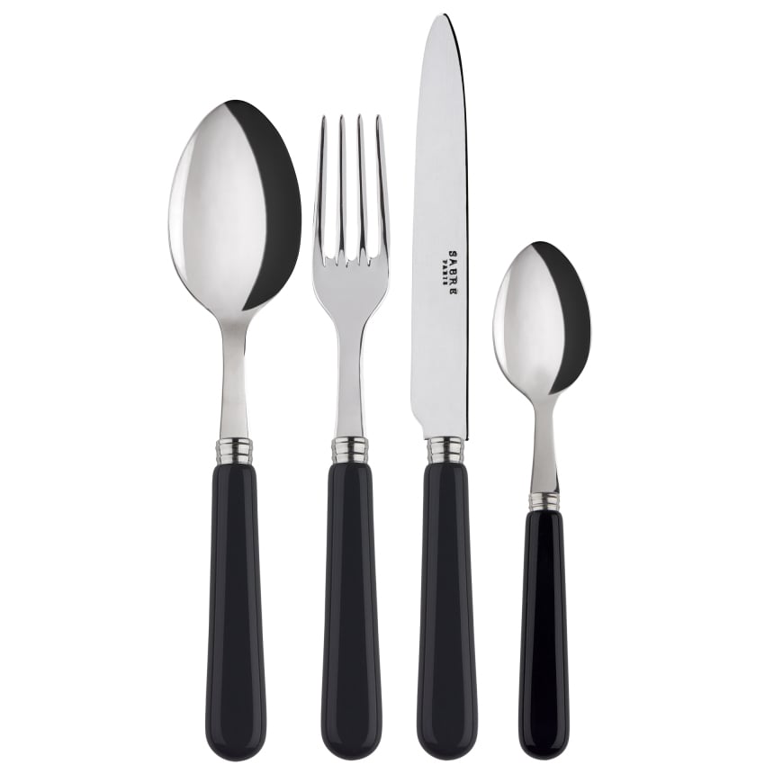 SABRE Paris Basic cutlery 24 pcs black