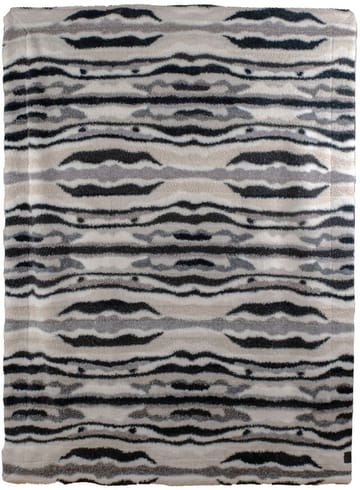 Alba throw blanket 130x170 cm - Gray-black-white - Sagaform