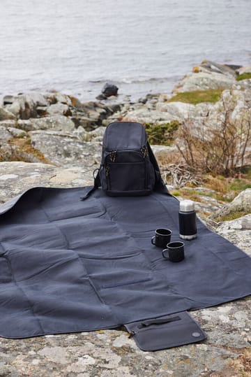 City picnic blanket 130x170 cm - Black - Sagaform