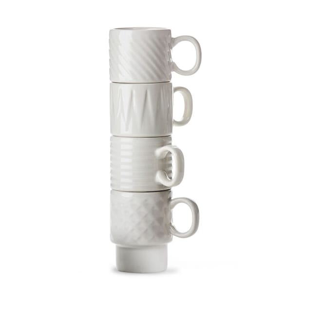 Coffee & More espresso cup 4-pack - White - Sagaform