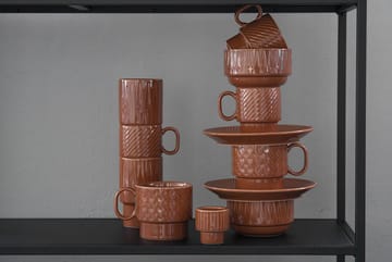 Coffee & More tea mug - Terracotta - Sagaform