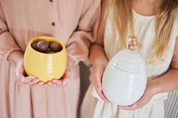 Ellen storage jar with lid Ø11.5 cm - Bone White - Sagaform