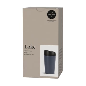 Loke car mug 24 cl - Gray - Sagaform