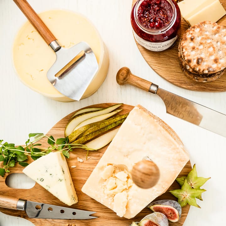 Nature cheese knife set 3 pieces, Oak Sagaform