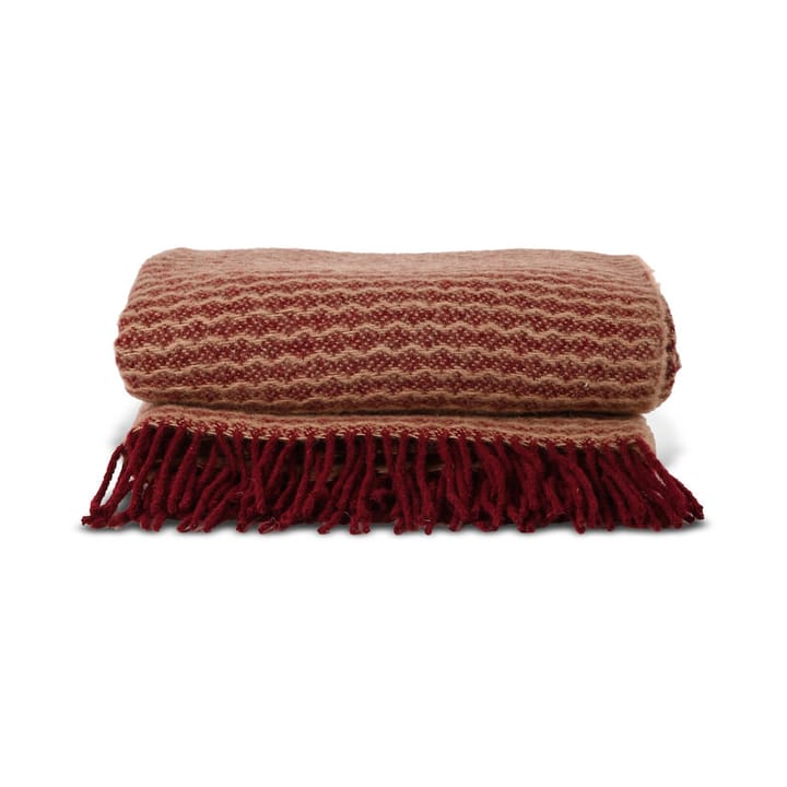 Ulli blanket 130x170 cm - Burgundy - Sagaform