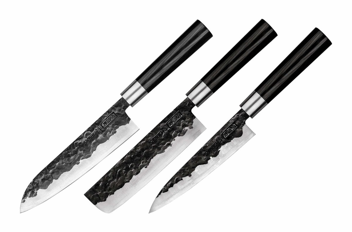 Samura Blacksmith set 3-pack Black