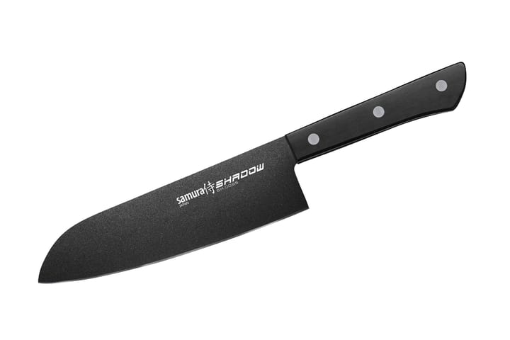 SHADOW Santoku 17.5 cm - Black - Samura