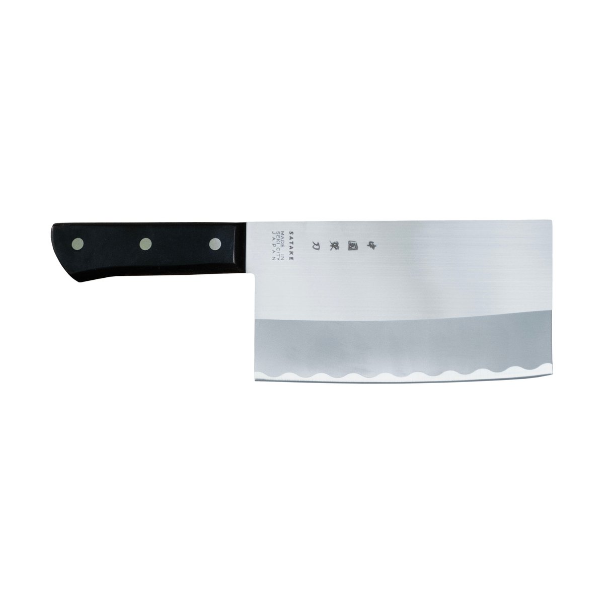 Satake Satake Chopper Chinese Chef Knife 30.5 cm Black