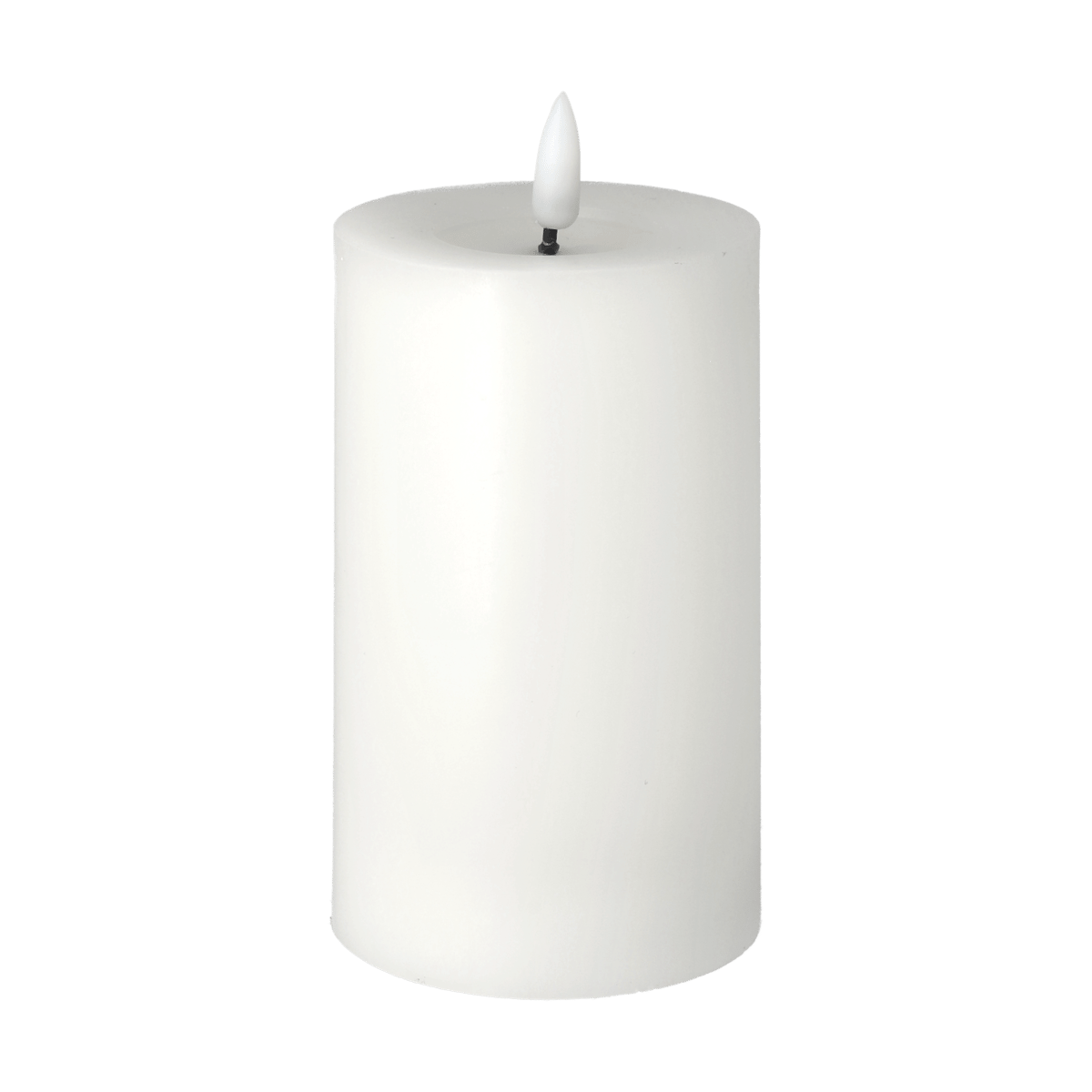 Scandi Essentials Bright Melt block candle 15 cm White