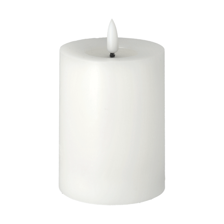 Bright Melt block candle LED 12,5 cm - White - Scandi Essentials