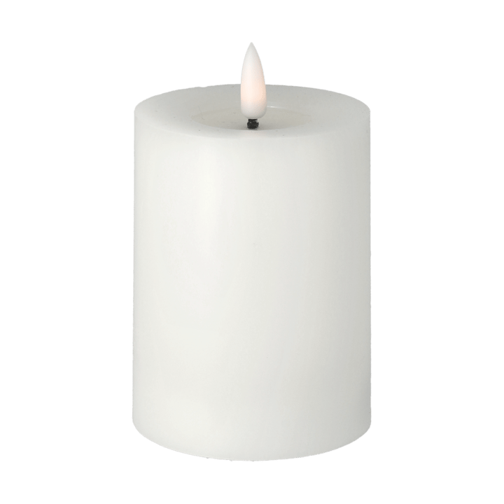 Bright Melt block candle LED 12,5 cm, White Scandi Essentials