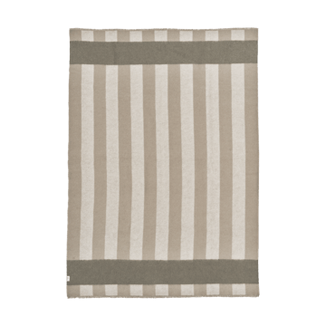 Aisles wool blanket 130x180 cm - Beige - Scandi Living