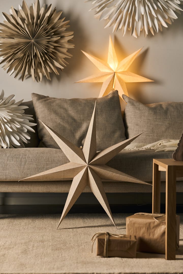 Bare advent star nature - 80 cm - Scandi Living