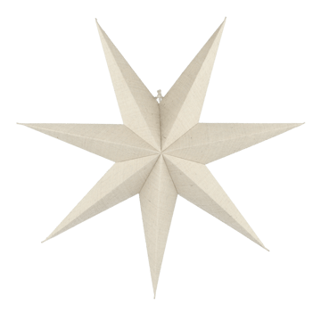 Bare advent star white - 60 cm - Scandi Living