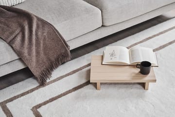 Borders wool carpet - White-beige 200x300 cm - Scandi Living